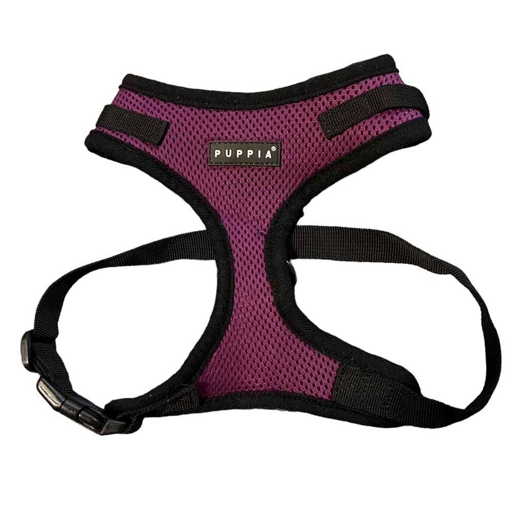 🌟NWT🌟 PUPPIA Soft Dog Harness in Purple and Black